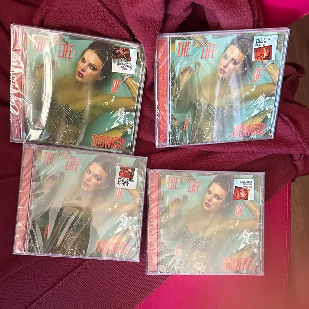 The Life of a showgirl signed albums